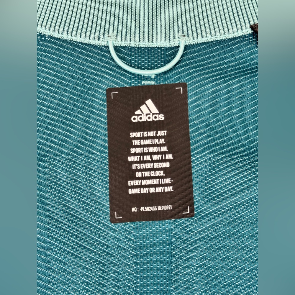Adidas Women's Z.N.E. Heartracer Parley Jacket (Blue Spirit/Petrol Night) Large - Picture 3 of 15